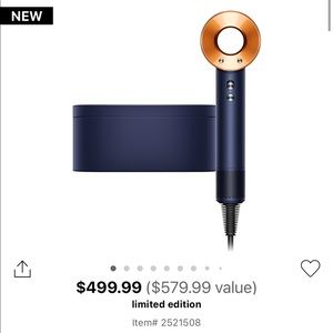 *SOLD* Dyson Supersonic Prussian Blue BNIB